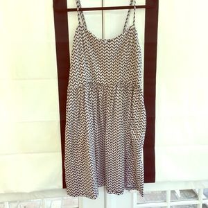 Spaghetti strap knit sun dress